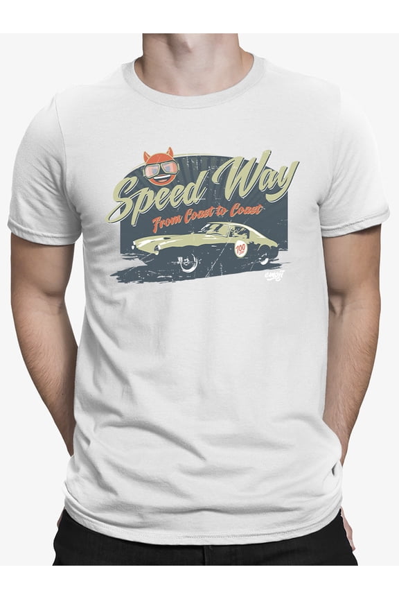 Speedway Classic - Retro Racing Car Graphic Men's T-shirt