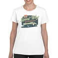 thumbnail image 1 of Speedway Classic - Retro Racing Car Graphic Women's T-shirt, 1 of 4