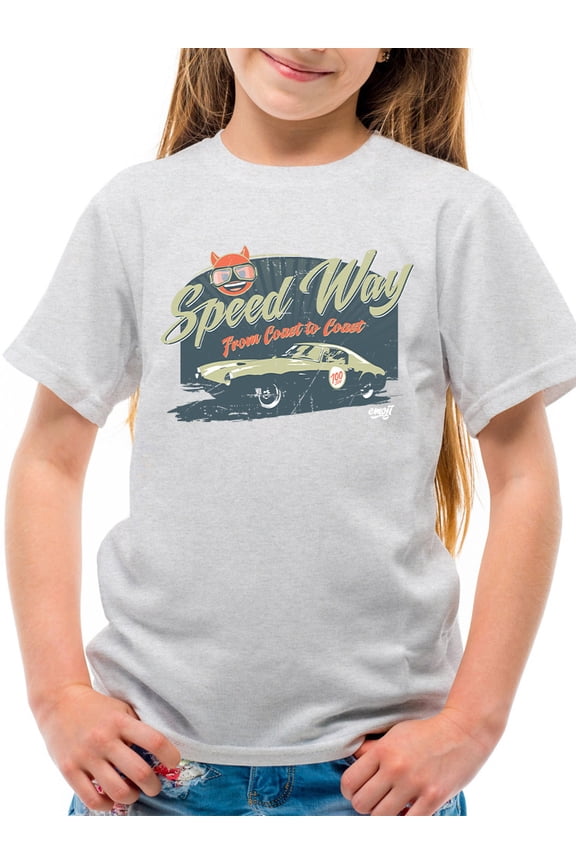 Speedway Classic - Retro Racing Car Graphic Youth's T-shirt