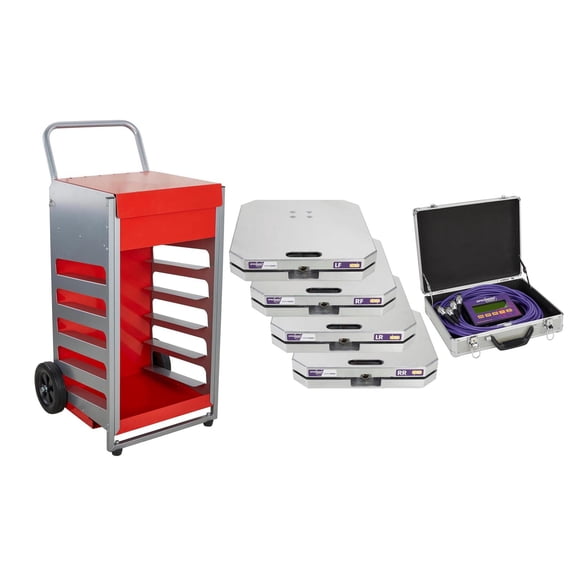 Speedway Electronic Racing Scales and Storage Cart