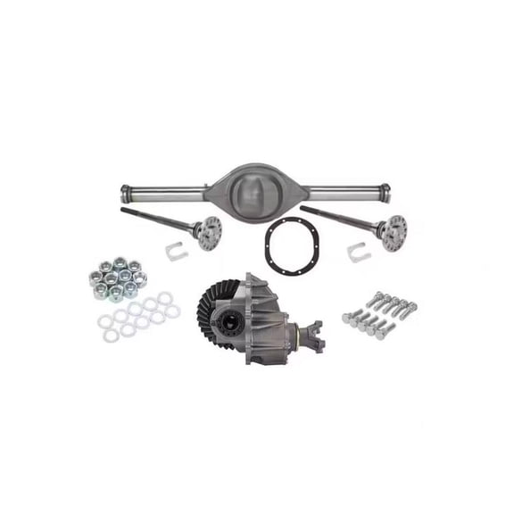 Speedway Ford 9 In Posi Rear End Assembly, 50 Inch, 3:00 Ratio