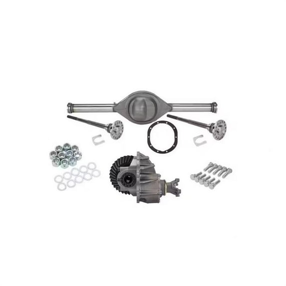 Speedway Ford 9 In Posi Rear End Assembly, 50 Inch, 3:50 Ratio