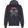 thumbnail image 1 of Speedway Motorcycle Hoodie Men -Image by Shutterstock, Male 3X-Large, 1 of 2