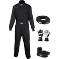 thumbnail image 1 of Speedway Motors 1-Pc. Black Racing Suit Set, Large, Shoe Size 10, 1 of 15