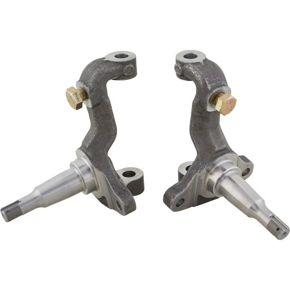 Speedway Motors 1964-74 GM Car OEM-Style Disc Brake Spindles: Forged Steel, Converts Drum to Original GM Disc Brakes, Stock Height, Fits A/F/X-Body (Chevelle, GTO, Camaro, Nova & More)