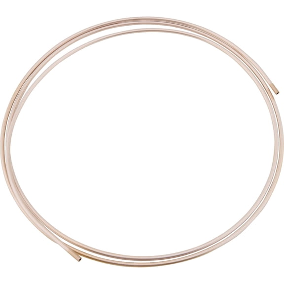 Speedway Motors 3/16 Inch Copper Nickel Brake Line Tubing, 15 Foot Roll, Flexible .028 Wall for Easy Bend and Flare Custom Brake Line Routing on Classic Cars and Hot Rods