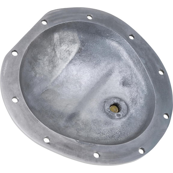 Speedway Motors 8.5 Inch 10-Bolt Black Aluminum Front Differential Cover, Compatible with Chevy GMC 1/2 Ton and 3/4 Ton Truck Front Ends with 8.5 Inch Ring Gear