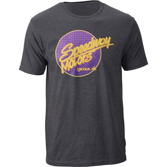 Speedway Motors '80s Retro T-Shirt, Gray XXXL