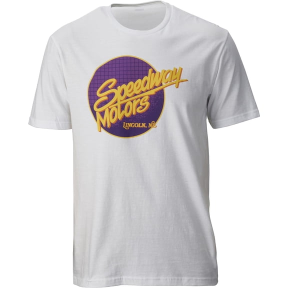 Speedway Motors '80s Retro T-Shirt, White S