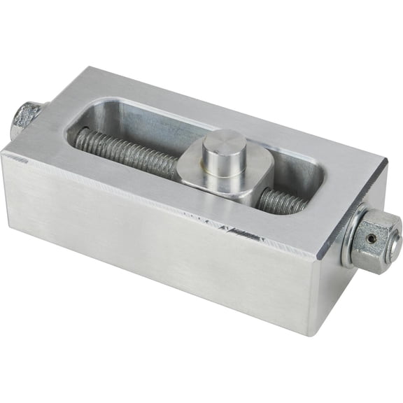 Speedway Motors Adjustable Lowering Block for Oval Track Racing, 2" Tall, 2.5" Wide, Corrects Rear Track Thrust Angle, Compatible with Various Leaf Spring Configurations