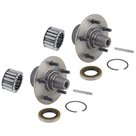 Speedway Motors Banjo Rear Axle Wheel Hub Installation Kit, Fits Early Ford 1940-Design, Includes Bearing Race, Seal, Lock Ring and Pre-Installed Wheel Studs