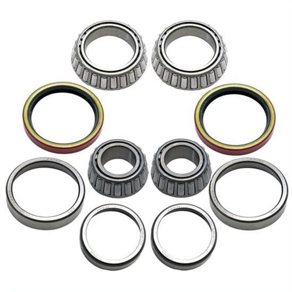 Speedway Motors Bearing and Seal Kit, Fits GM 11 Inch Brake Rotors and Fits Mustang II, Includes Seals, Tapered Inner Bearing Cups and Tapered Outer Bearing Cups