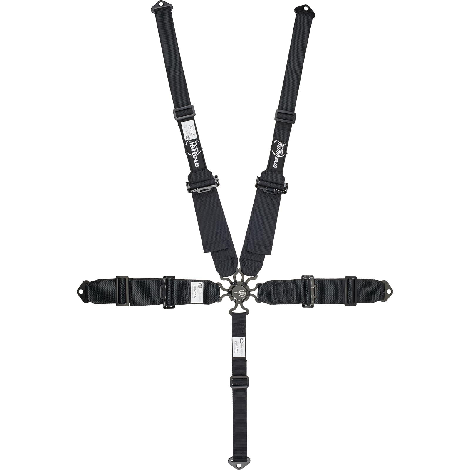 Crow 5-Pt Harness System Latch & Link Hans Ratchet SFI 16-1 Crow 5-Pt Harness System Latch & Link Hans Ratchet SFI 16-1