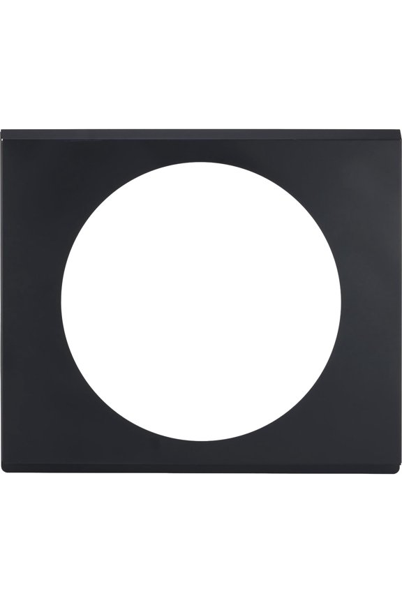 Black Aluminum Single Fan Shroud for 26-Inch Radiators, Universal Fit Shroud for 16-Inch Electric Fans, Black Epoxy Coated Aluminum Design for SBC/BBC Applications