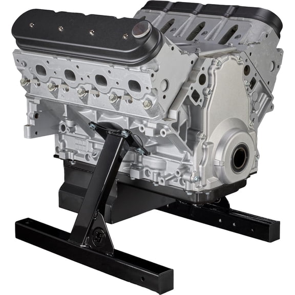 Speedway Motors BlockDock LT/LS Engine Cradle Storage Stand, Heavy-Duty Steel Engine Support for Gen 3, Gen 4, and Gen 5 Chevy LS & LT V8 Motors, Compact Shop Storage & Transport