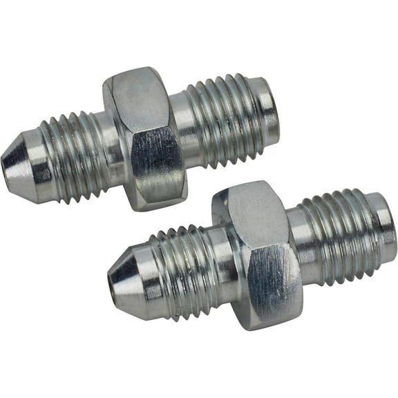 Speedway Motors Brake Line Fittings Adapter, 3/8 Inch-24 IFM to -3 AN Male Steel Brake Adapter Fitting, Connector Brake Line Adapter, Ideal for Master Cylinders, Wheel Cylinders, Calipers