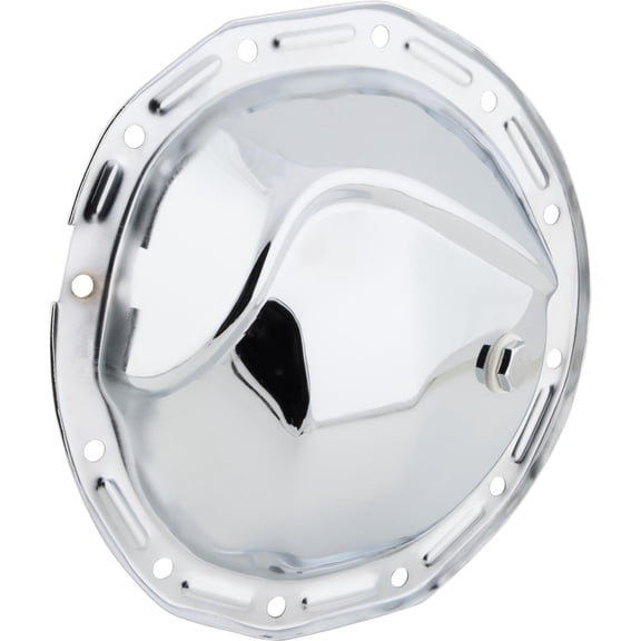 Differential Cover For Chevy GM 12-Bolt Rear End Chrome Steel Drain Plug