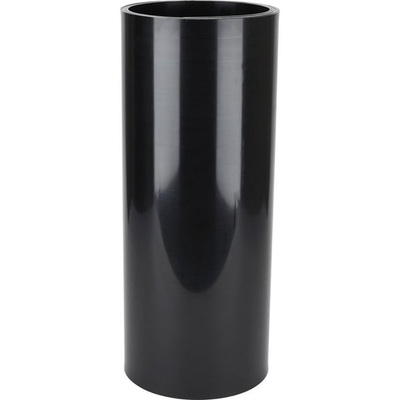 Speedway Motors Colored Plastic HDPE Sheet 10 Ft Rolled, 1/8 Inch Thick, Black, Universal Application for Race Cars, Crafting, and More - Flexible, Waterproof, and Durable