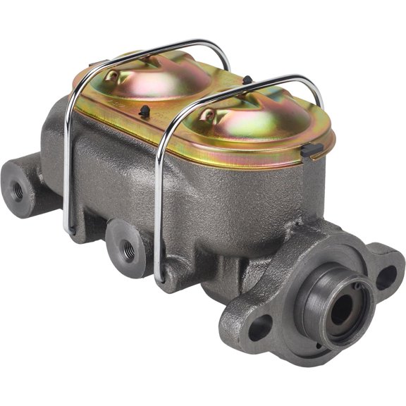 Speedway Motors Corvette Style Master Cylinder 1-1/8 Inch Bore for Power or Manual Brakes Firewall Mount Dual Outlet Universal Fit Disc Drum Systems