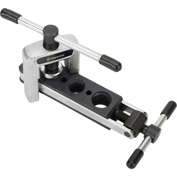 Speedway Motors Deluxe 37 Degree AN Line Flaring Tool - Hardened Steel - Smooth Flares - Slip-On Yoke - Self-Gauging - Made in the USA - Perfect for Brake & Fuel Lines