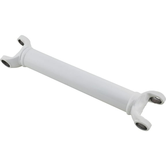 Speedway Motors Dirt Modified Lightweight Steel Driveshaft, IMCA Modified Racing, 30.5 Inches Long, Compatible with Modifieds and Sports Mods, White Paint Coating