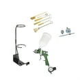 thumbnail image 1 of Speedway Motors E-Z Automotive Paint Gun Kit, Features High-Performance HVLP Vaper Gravity Feed Spray Gun with 1.4mm and 2.3mm Fluid Tips, Includes Cleaning Kit, 1 of 14
