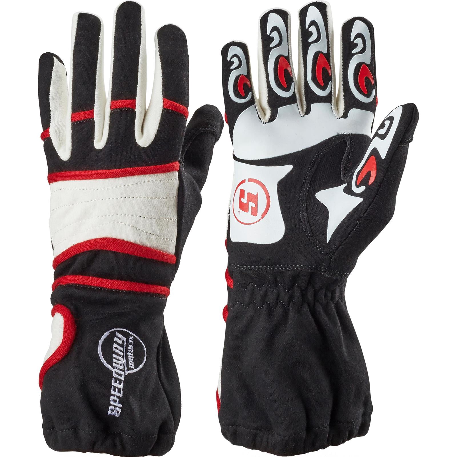 Speedway Motors Formula Non SFI Racing Gloves, Fire-Resistant, Size XL ...