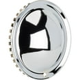 thumbnail image 1 of Speedway Motors Full Moon Style 14 Inch Wheel Cover, Chrome Plated Design, Fixed Spinner Bar, Snap-On for Easy Installation, Alloy Steel Material, Sold Individually, 1 of 6