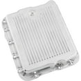 thumbnail image 1 of Speedway Motors GM 700R4 Polished Finned Aluminum Transmission Pan, Enhanced Cooling with Aluminum Fins, Replaces Original Pan, Includes Drain Plug, Bolts & Gasket, Pan Depth 2.903 inches, 1 of 5