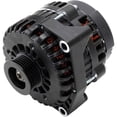 thumbnail image 1 of Speedway Motors GM AD244 Style High Output 220 Amps All Black Alternator - Perfect for Accessories - Fits LS-Era Trucks - Reliable Performance Upgrade, 1 of 7