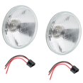 thumbnail image 1 of Speedway Motors Headlight 7 Inch Round w/Pigtail Kit, 1 of 11