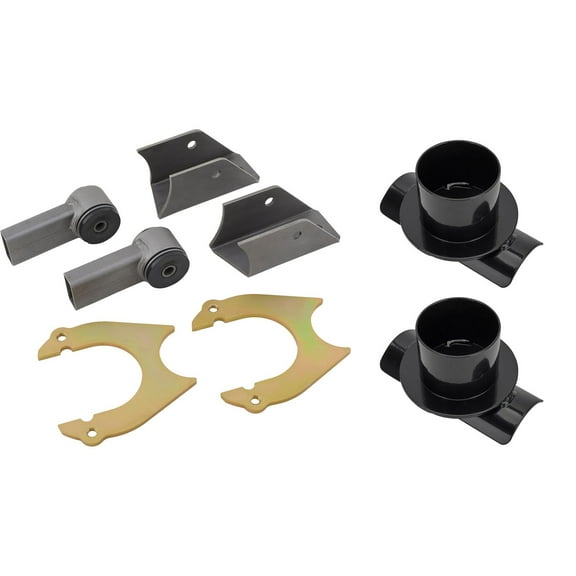 Speedway Motors IMCA  Axle Brackets and Coil Spring Mounts, Fits Ford 9 Inch and 78-88 GM Metric Chassis, Includes Weld-On Upper and Lower Control Arm Mounts, Caliper Brackets, Coil Spring Brackets