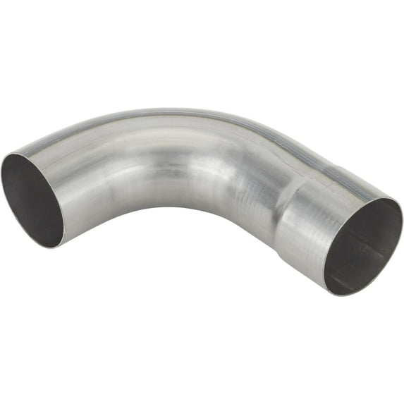 Speedway Motors Mild Steel Mandrel Bend Elbow Pipe - 90 Degree, 3-1/2" OD, Universal Fit, Heavy-Duty Construction, Slip Fit Installation, Increased Horsepower