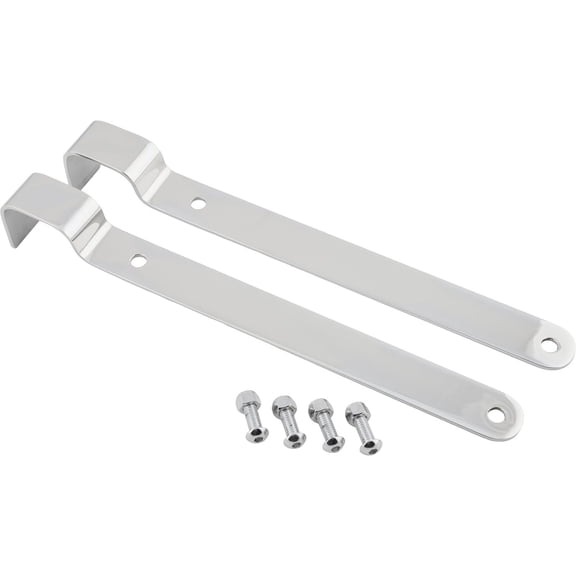 Speedway Motors Model T Tailgate Hinges, Chrome
