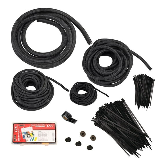 Speedway Motors Muscle Split Braided Nylon Wire Harness Wrap Kit