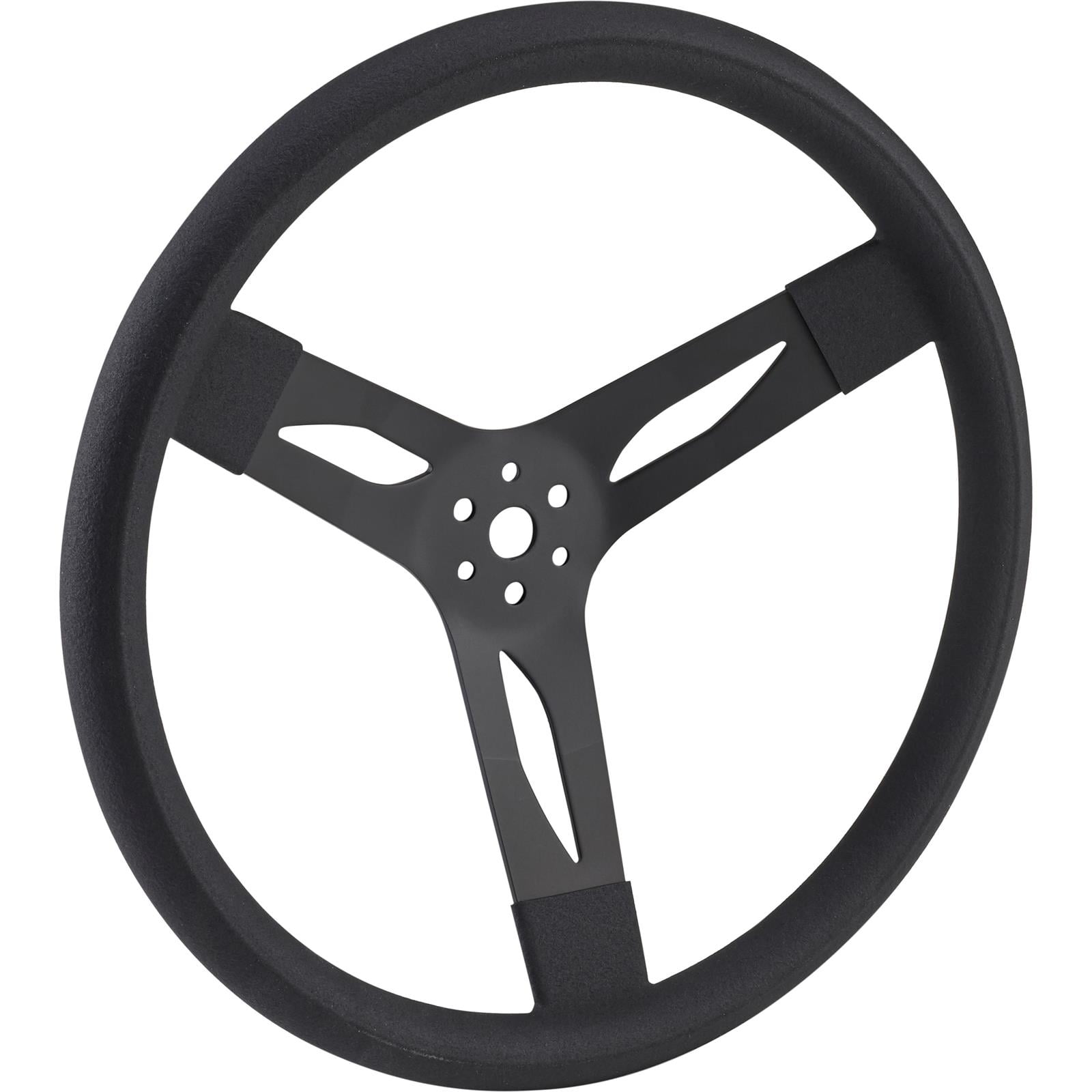Black 3 Spoke Steering Wheel