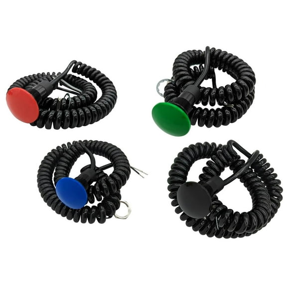 Speedway Motors Push Button Switch, Plastic Green