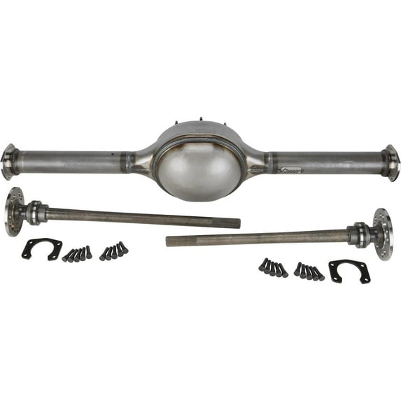 Speedway Motors Rear Axle Housing Kit, 31-Spline, 56 Inch Width, Includes New Housing, Tubes, Big Ford Ends, Axle Bearings, Compatible with T-Bucket Frame, Fits Ford 9 Inch