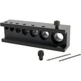 thumbnail image 1 of Speedway Motors Safety Wire Drill Fixture: Premium Aluminum for Accurate Bolt Head Drilling, Fits 3/16" to 5/8" Diameter Bolts, Comes with Hardened Bushings & 1/16" Cobalt Steel Bits for Reliability, 1 of 3