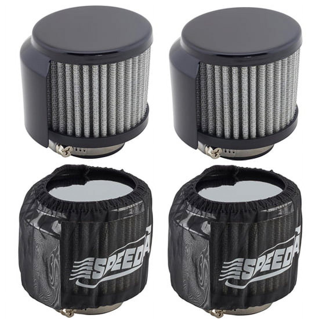 Speedway Motors Shielded Valve Cover Breather/PreFilter Kit
