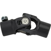 Speedway Motors Steering U-Joint، 3 / 4-36 Spline to 3/4 Inch Weld-On، Forged Steel، Black Oxide Finish، 3-3 / 4 Length، Durable and Easy-Install for Steering System Setups