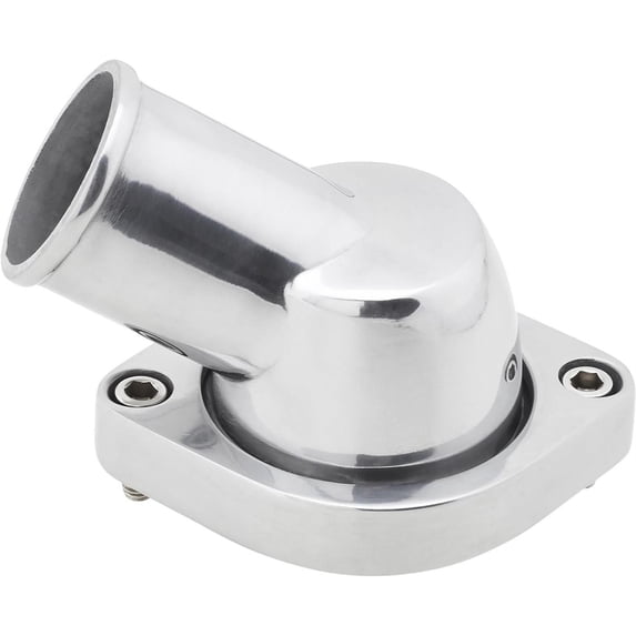 Speedway Motors Swivel Water Neck, Polished, Fits Chevy LS