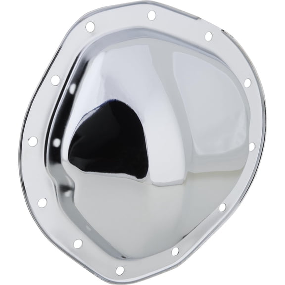 Speedway Motors Truck 12-Bolt Rear Differential Cover, Chrome Steel Cover compatible with Chevy GMC 1/2 Ton Truck Rear Ends with 8.75 Inch Ring Gear