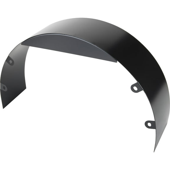 Speedway Motors Universal Black Steel 5-1/2 Inch Fan Shroud - 20" Diameter - 5.5" Depth - Includes Mounting Bolt Kit - Flexible Design - Universal Fit