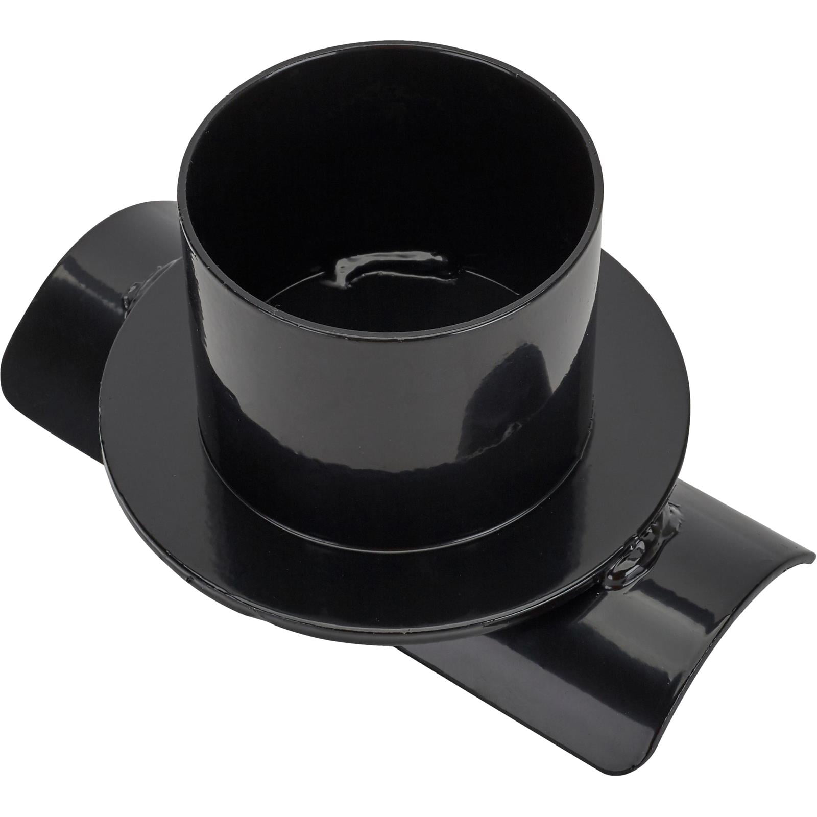 Speedway Motors Universal Lower Coil Spring Mount Perch for 3 Inch Axle Tube, Weld-On, Compatible with 3 3/8" I.D. to 5" O.D. Springs, Black Painted Steel Construction, Sold Individually