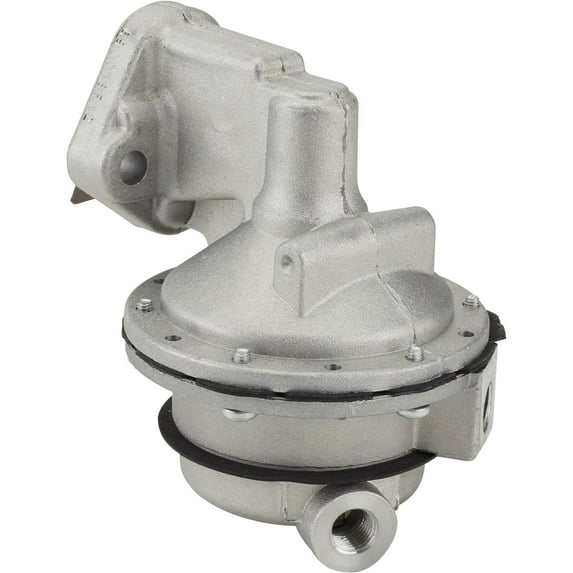 Speedway Small Block Chevy 110 GPH Racing Fuel Pump - Fits 283-400 Engines, 7 PSI Gas Only, Zinc-Plated Valves, Corrosion-Resistant, 6-Valve Race-Proven Design, 1/4" NPT Outlets