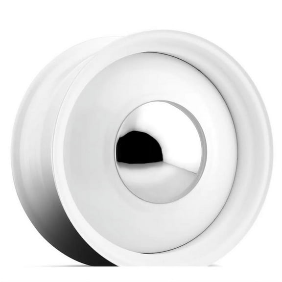 Speedway Smoothie Wheel 17x8, Gloss White, 5x4.5/4.75, 4.5 BS
