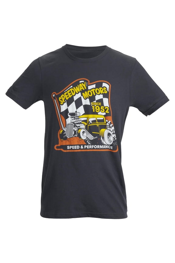 Speedway Speed and Performance Sedan Flag T-Shirt, X-Large