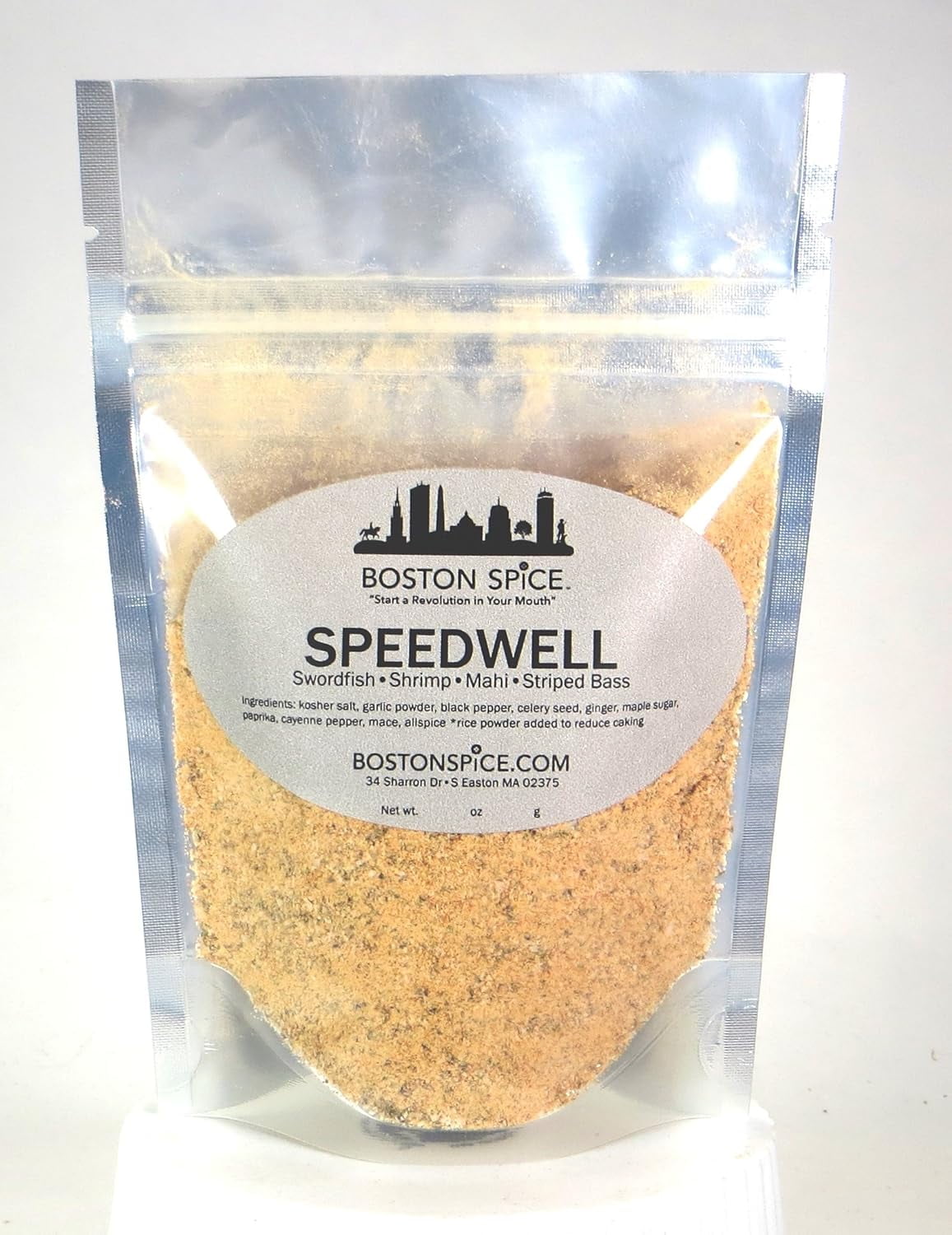 Speedwell Seafood Seasoning Blend Fish Shrimp Scallops Mahi Salmon Cod