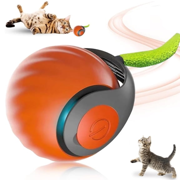 Speedy 3.0 Tail Cat Toy,2026 New Speedy Tail Interactive Cat Toy for Indoor Cats,Speed Adjustment- Automatic Moving Smart Cat Toys Ball with Tail for Bored Indoor Cats Dogs USB Rechargeable